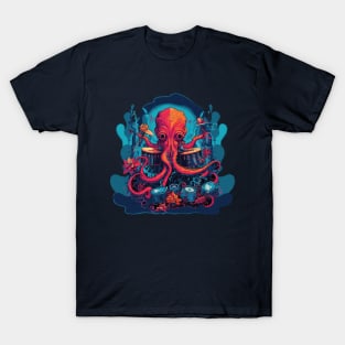 Octopus music lover T-Shirt